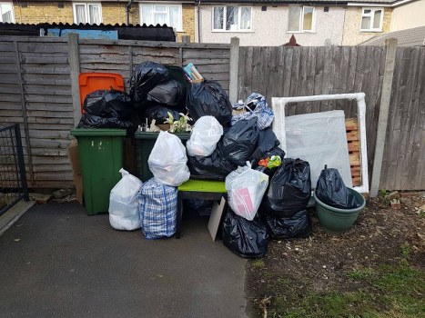 Professional home clearance team at work in South East London