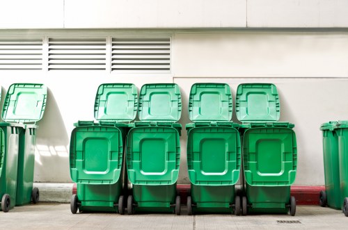 Construction site in South East London generating builders waste